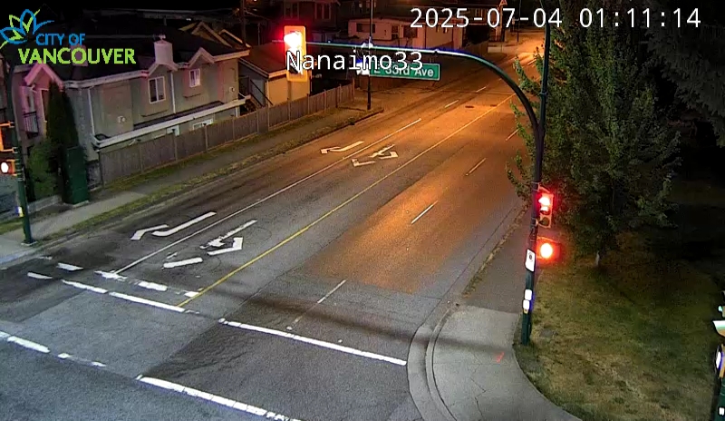 Nanaimo St and E 33rd Ave - North