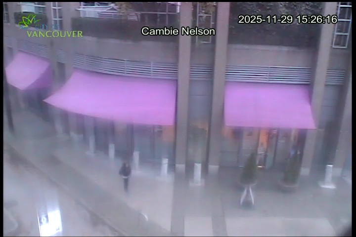 Cambie St & Nelson St - West
