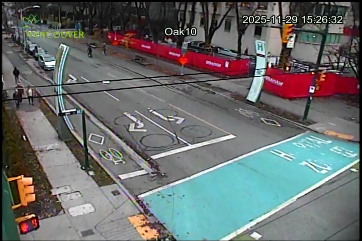 Oak St & W. 10th Ave - East