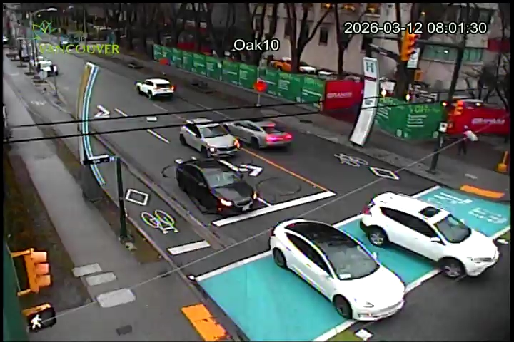 Oak St & W. 10th Ave - East