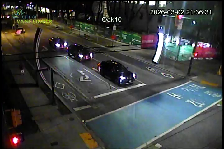 Oak St & W. 10th Ave - East