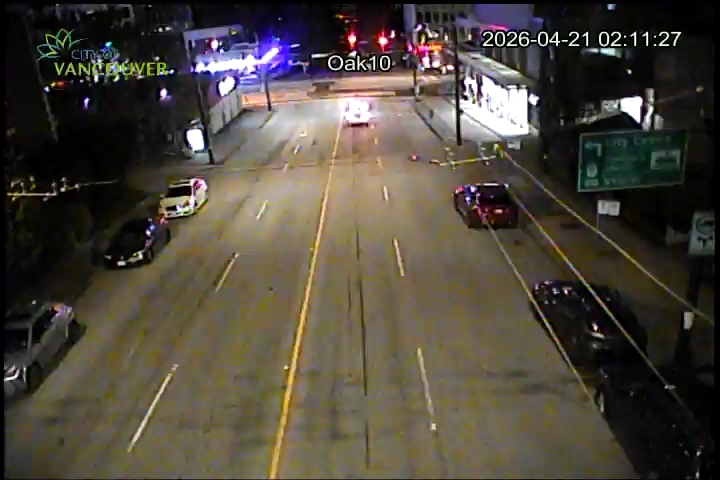 Oak St & W. 10th Ave - North