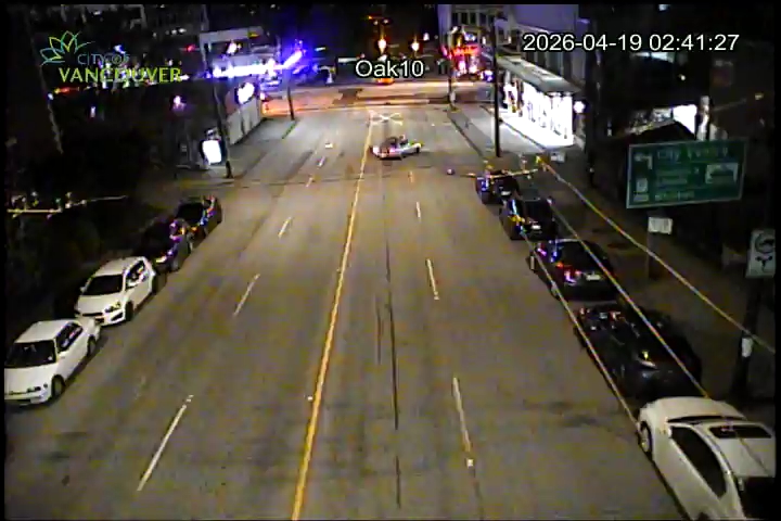 Oak St & W. 10th Ave - North