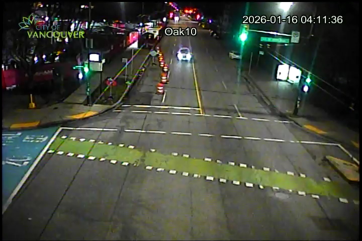 Oak St & W. 10th Ave - South