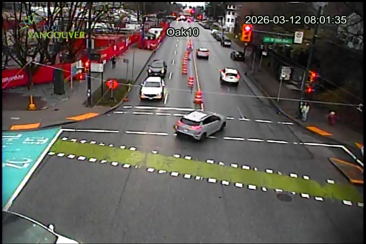 Oak St & W. 10th Ave - South