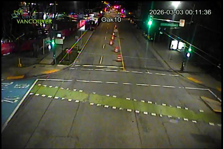 Oak St & W. 10th Ave - South