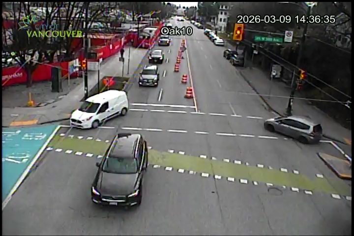 Oak St & W. 10th Ave - South