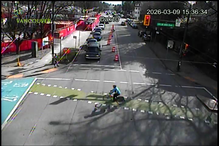 Oak St & W. 10th Ave - South