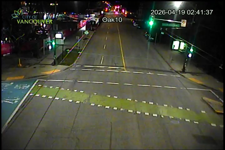 Oak St & W. 10th Ave - South