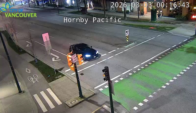 Hornby St and Pacific St - East