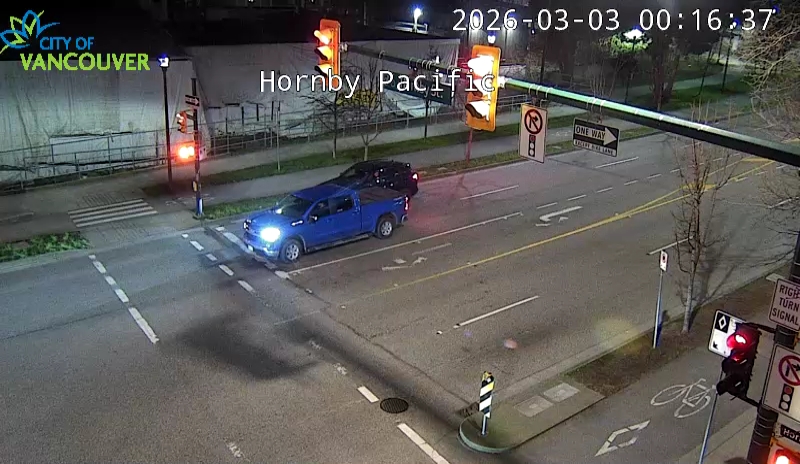 Hornby St and Pacific St - West