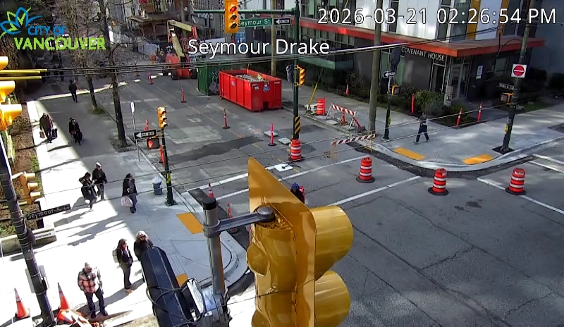 Seymour St and Drake - East