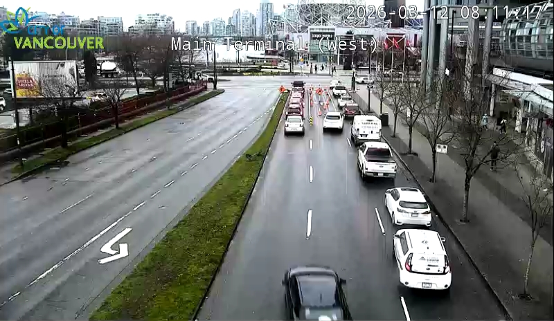 Main St & Terminal Ave - West