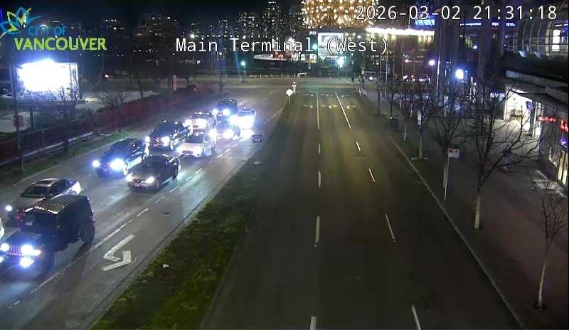 Main St & Terminal Ave - West