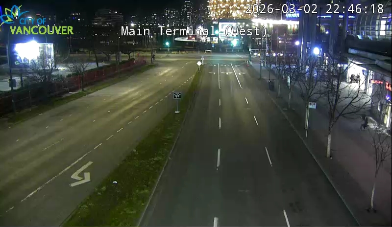 Main St & Terminal Ave - West