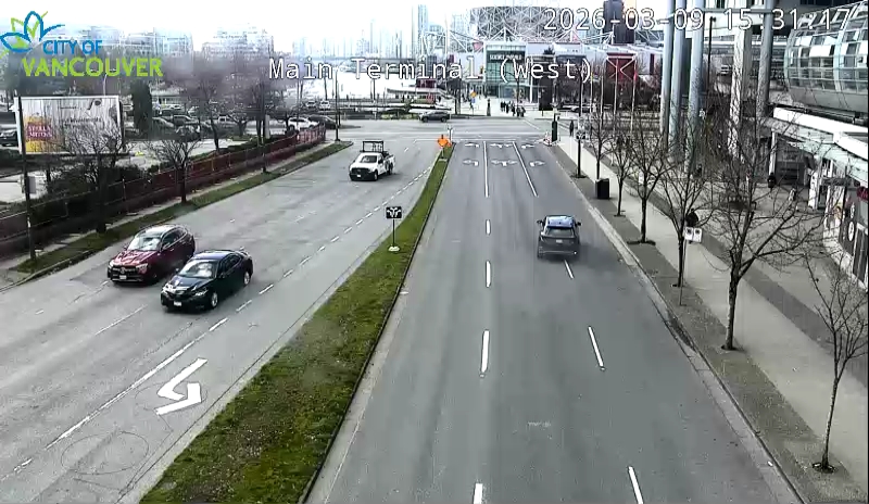 Main St & Terminal Ave - West