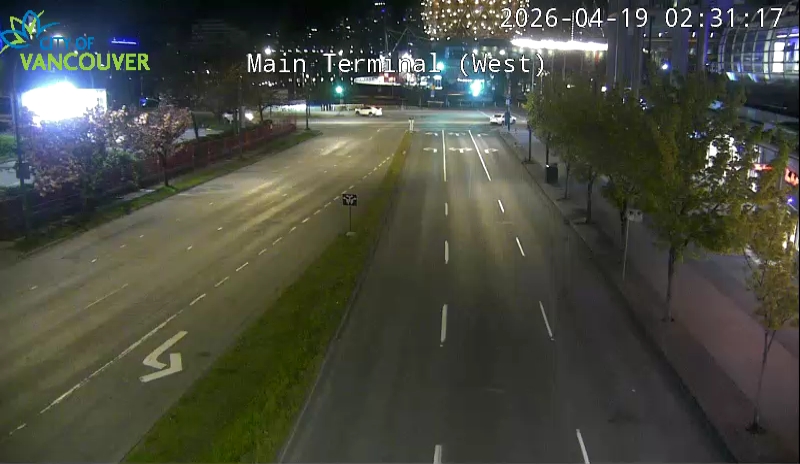 Main St & Terminal Ave - West