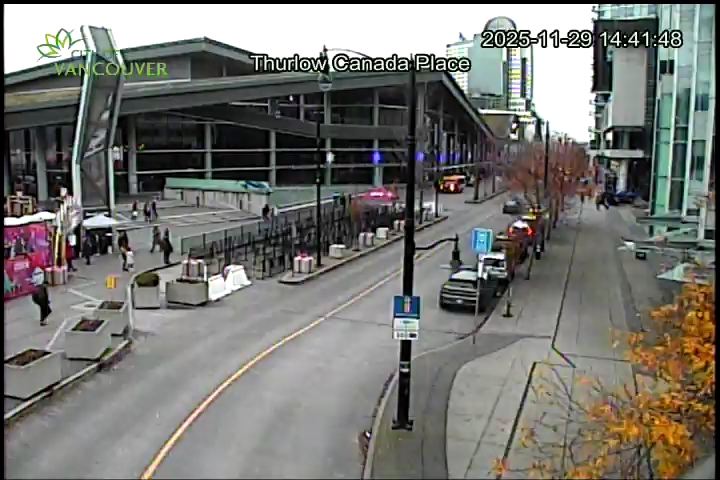 Thurlow St and Canada Place - East