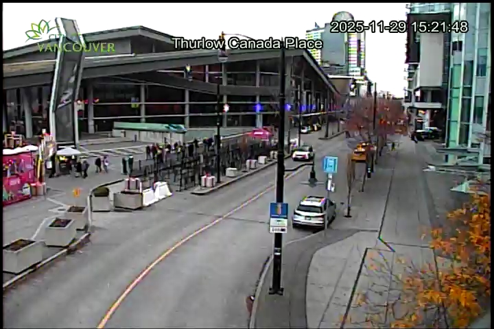 Thurlow St and Canada Place - East