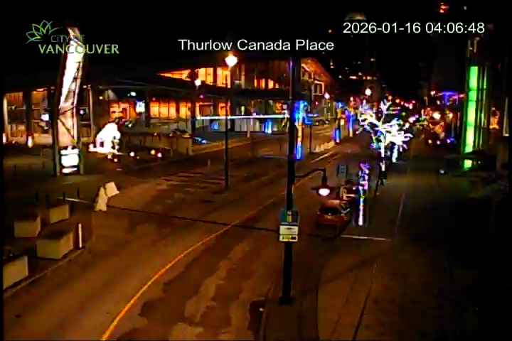 Thurlow St and Canada Place - East