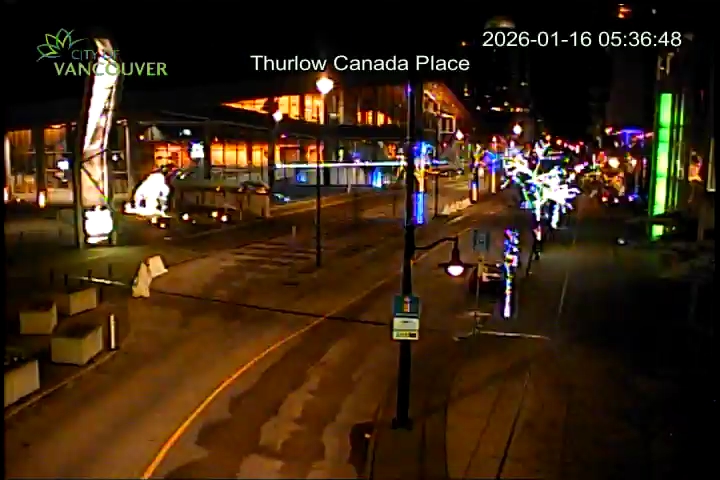 Thurlow St and Canada Place - East