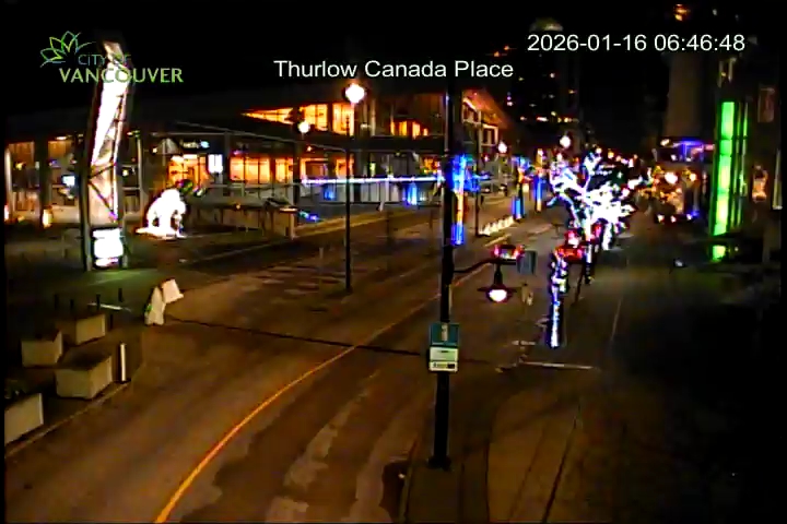 Thurlow St and Canada Place - East