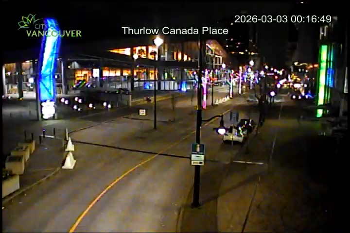 Thurlow St and Canada Place - East