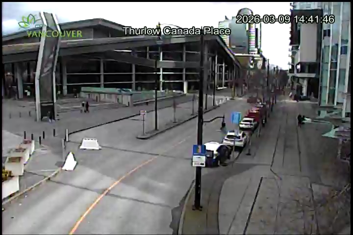 Thurlow St and Canada Place - East