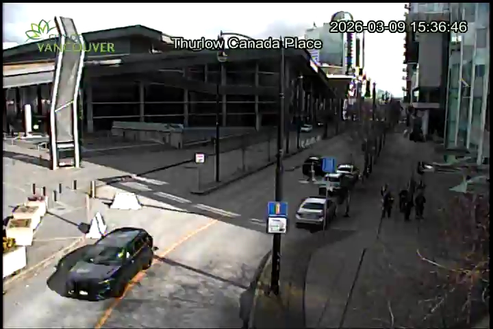 Thurlow St and Canada Place - East