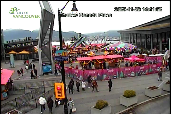 Thurlow St and Canada Place - North