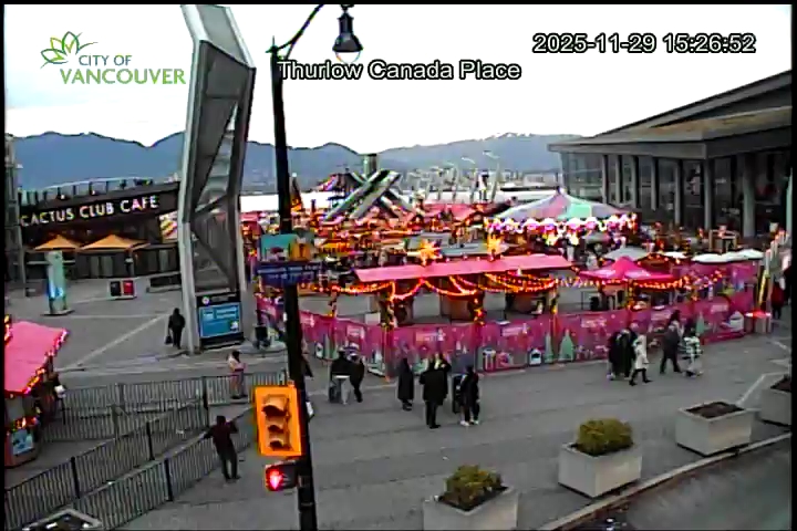 Thurlow St and Canada Place - North