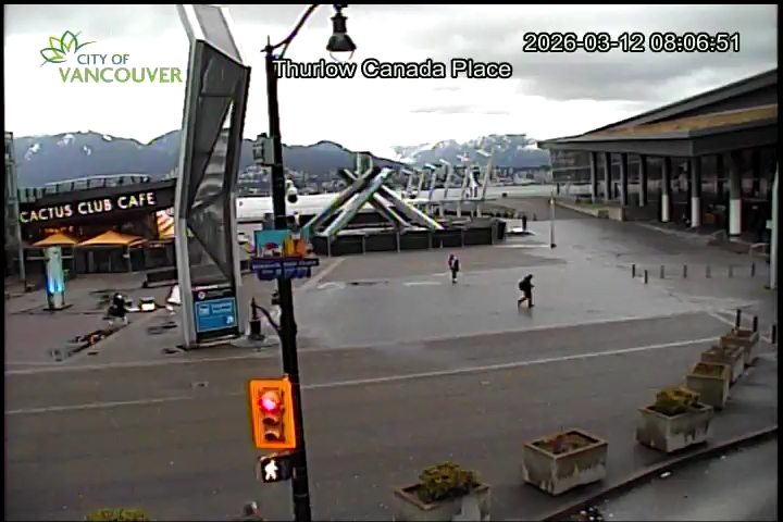 Thurlow St and Canada Place - North