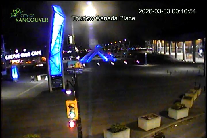 Thurlow St and Canada Place - North