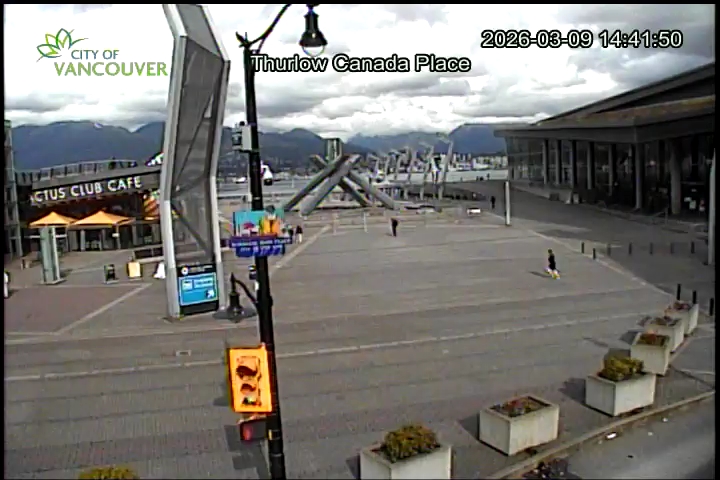 Thurlow St and Canada Place - North