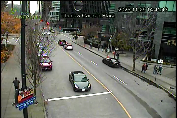 Thurlow St and Canada Place - South