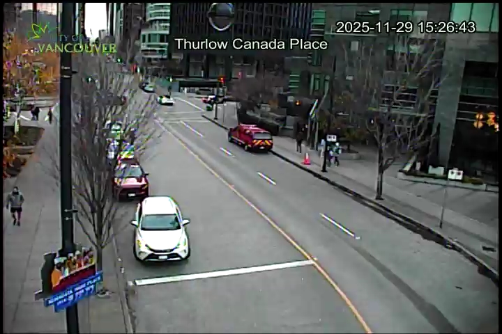 Thurlow St and Canada Place - South