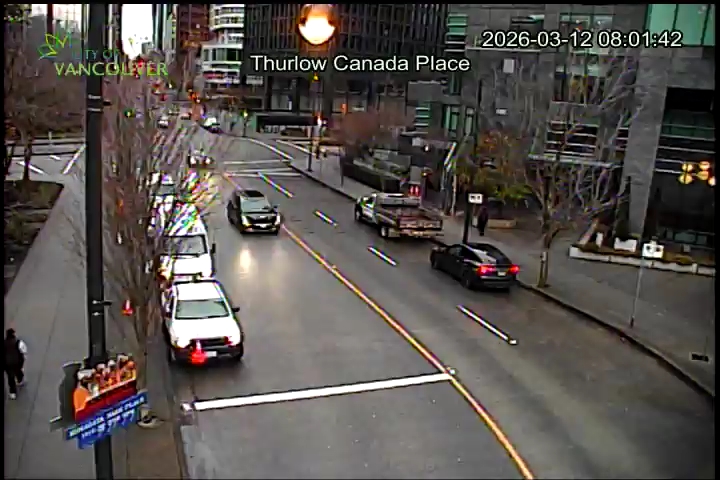 Thurlow St and Canada Place - South