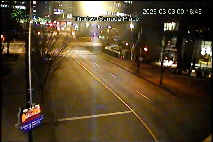 Thurlow St and Canada Place - South