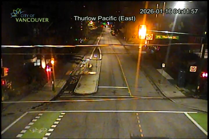 Thurlow St & Pacific St - W
