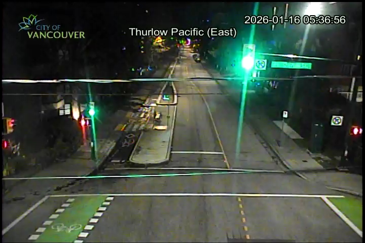 Thurlow St & Pacific St - W