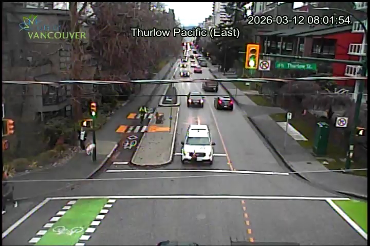 Thurlow St & Pacific St - W