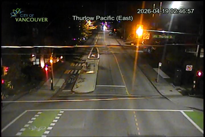 Thurlow St & Pacific St - W