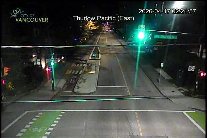 Thurlow St & Pacific St - W