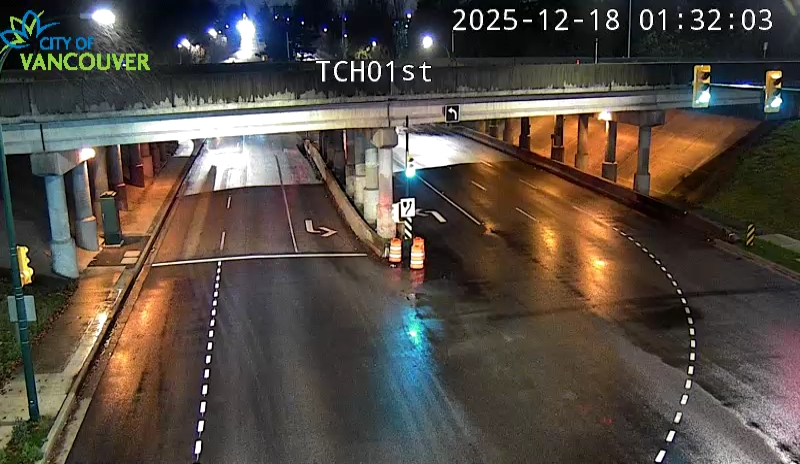 Trans Canada Hwy and E 1st Ave - West