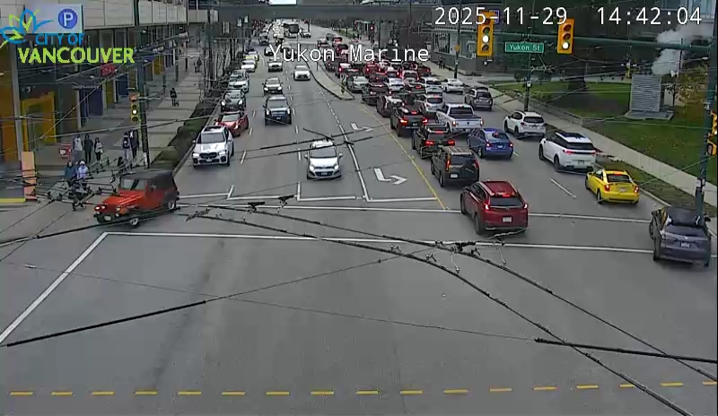 Yukon St & SW Marine Dr - W