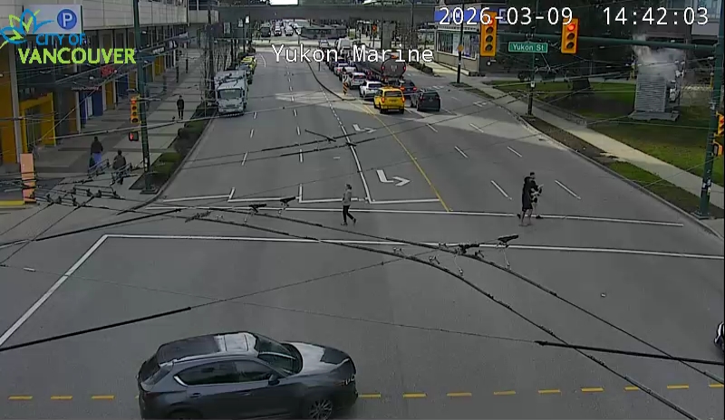 Yukon St & SW Marine Dr - W