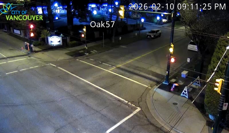 Oak St and W 57th Ave - East